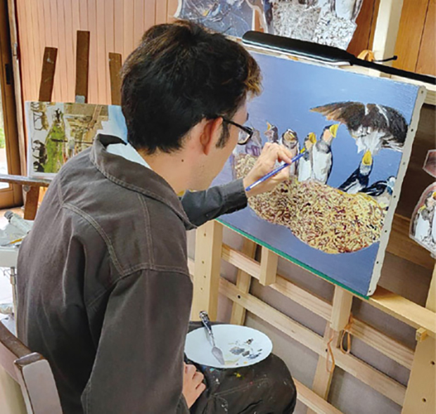 八神製作所のアーティスト　中山さん